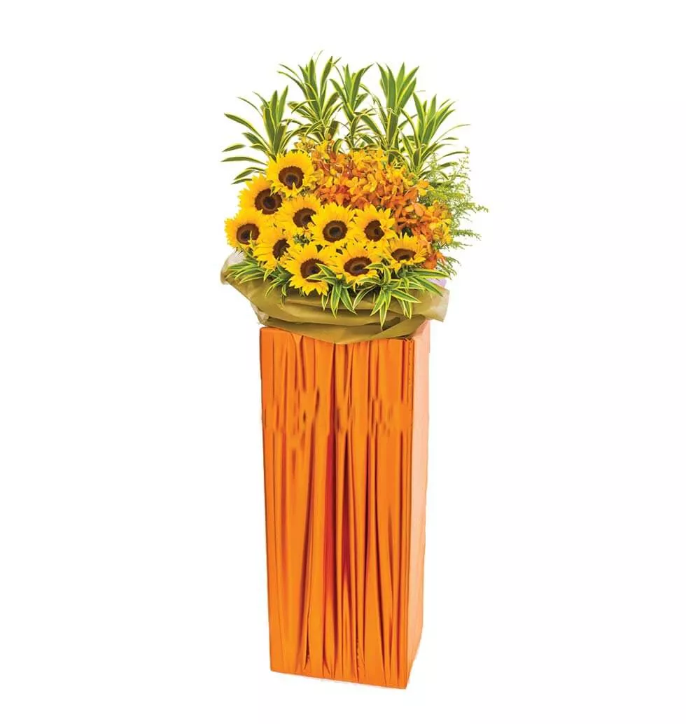 Arrangement Of Golden Flowers